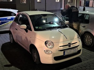 Fiat 500 odzyskany przez Straż Graniczną Fiat 500 odzyskany przez Straż Graniczną