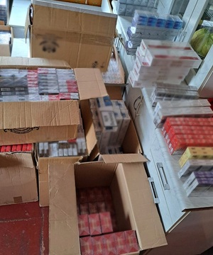 Zatrzymane papierosy bez polskiej akcyzy Zatrzymane papierosy bez polskiej akcyzy