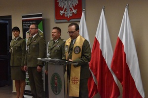 Błogosławieństwa udzielił kapelan NoOSG Błogosławieństwa udzielił kapelan NoOSG