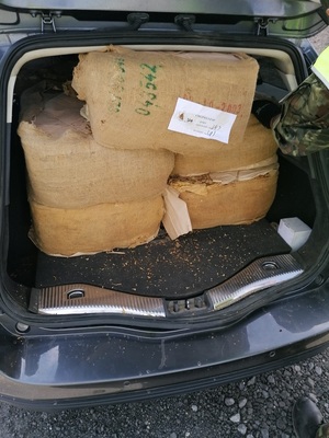 Autem przewożony był susz tytoniowy Autem przewożony był susz tytoniowy