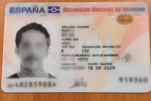 Hiszpański dowód osobisty Hiszpański dowód osobisty