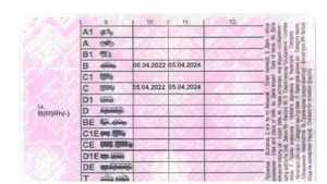 Podrobione ukraińskie prawo jazdy