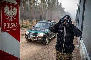 Funkcjonariusze NoOSG na wsparciu działań w ochronie granicy państwowej