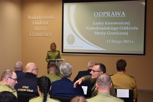 Roczna odprawa w komendzie Nadodrzańskiego Oddziału SG Roczna odprawa w komendzie Nadodrzańskiego Oddziału SG