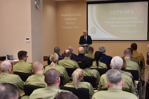 Roczna odprawa w komendzie Nadodrzańskiego Oddziału SG Roczna odprawa w komendzie Nadodrzańskiego Oddziału SG
