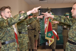 Ślubowanie nowych funkcjonariuszy NoOSG Ślubowanie nowych funkcjonariuszy NoOSG