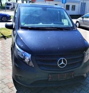 Mercedes skradziony w stolicy Niemiec Mercedes skradziony w stolicy Niemiec