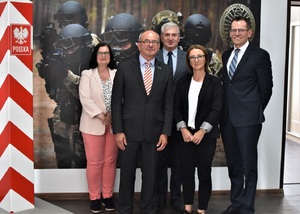 Wizyta Wiceprezydentów Policji Federalnej Niemiec z Berlina i Pirny w NoOSG Wizyta Wiceprezydentów Policji Federalnej Niemiec z Berlina i Pirny w NoOSG