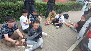 Zatrzymani cudzoziemcy Zatrzymani cudzoziemcy