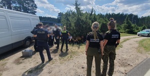 Zatrzymanie cudzoziemców po pościgu Zatrzymanie cudzoziemców po pościgu