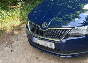 Zatrzymany samochód Zatrzymany samochód