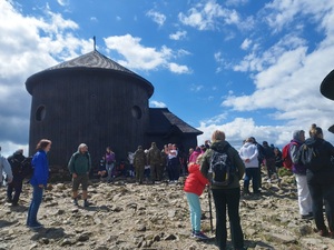 Uroczystości religijne na szczycie Śnieżki Uroczystości religijne na szczycie Śnieżki