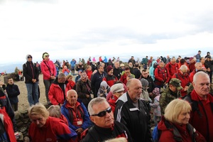 Uroczystości religijne na szczycie Śnieżki Uroczystości religijne na szczycie Śnieżki