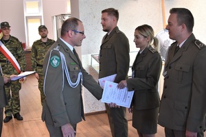 Wręczenie aktów mianowania na stopień SG Wręczenie aktów mianowania na stopień SG