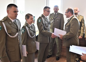 Wręczenie aktów mianowania na stopień SG Wręczenie aktów mianowania na stopień SG