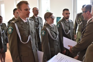 Wręczenie aktów mianowania na stopień SG Wręczenie aktów mianowania na stopień SG