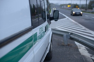 Kontrola drogowa SG na autostradzie Kontrola drogowa SG na autostradzie