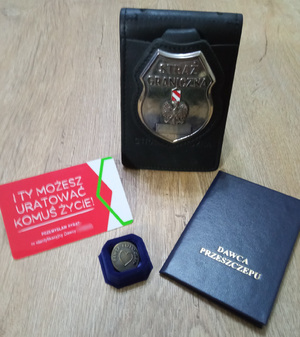 Funkcjonariusz NoOSG oddał szpik ratując czyjeś życie Funkcjonariusz NoOSG oddał szpik ratując czyjeś życie