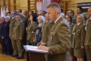 Uroczysty apel z okazji Narodowego Święta Niepodległości w Nadodrzańskim OSG Uroczysty apel z okazji Narodowego Święta Niepodległości w Nadodrzańskim OSG