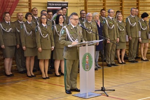 Uroczysty apel z okazji Narodowego Święta Niepodległości w Nadodrzańskim OSG Uroczysty apel z okazji Narodowego Święta Niepodległości w Nadodrzańskim OSG