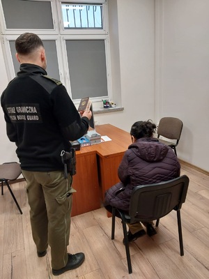 Zatrzymanie cudzoziemki Zatrzymanie cudzoziemki