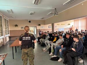 Spotkania z młodzieżą promujące służbę w SG Spotkania z młodzieżą promujące służbę w SG