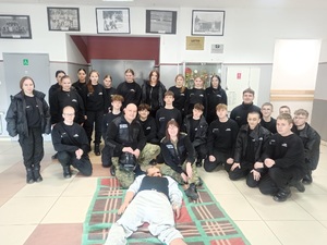 Spotkania z funkcjonariuszami Nadodrzańskiego Oddziału SG Spotkania z funkcjonariuszami Nadodrzańskiego Oddziału SG