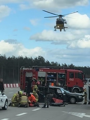 Akcja ratownicza służb Akcja ratownicza służb