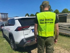 Samochód zatrzymany do kontroli drogowej