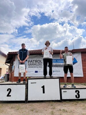 Radosław Banaś na podium 3 miejsce Radosław Banaś na podium 3 miejsce