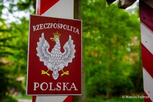 Uroczyste odsłonięcie słupa granicznego 