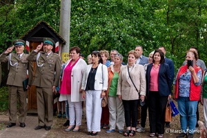 Uroczyste odsłonięcie słupa granicznego 