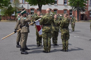 Ślubowanie nowych funkcjonariuszy podczas obchodów Święta Straży Granicznej w NoOSG 