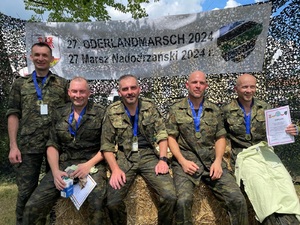 Marsz Nadodrzański - Drużyna naszych funkcjonariuszy zajęła 4 miejsce Marsz Nadodrzański - Drużyna naszych funkcjonariuszy zajęła 4 miejsce