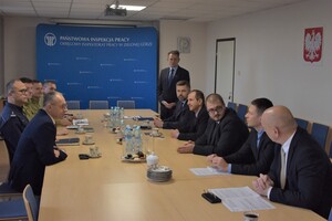 Robocze spotkanie służb w Okręgowym Inspektoracie Pracy w Zielonej Górze Robocze spotkanie służb w Okręgowym Inspektoracie Pracy w Zielonej Górze