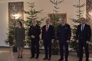 Spotkanie opłatkowe lubuskich służb mundurowych w siedzibie gorzowskiej policji Spotkanie opłatkowe lubuskich służb mundurowych w siedzibie gorzowskiej policji