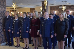 Spotkanie opłatkowe lubuskich służb mundurowych w siedzibie gorzowskiej policji Spotkanie opłatkowe lubuskich służb mundurowych w siedzibie gorzowskiej policji