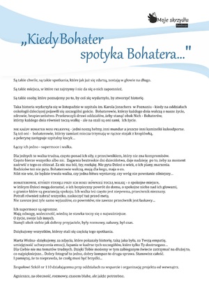 Kalendarz Fundacji Moje Skrzydła przedstawiający dzieci na wydziale onkologicznym poznańskiego szpitala wraz z przedstawicielami różnych służb mundurowychch Kalendarz Fundacji Moje Skrzydła przedstawiający dzieci na wydziale onkologicznym poznańskiego szpitala wraz z przedstawicielami różnych służb mundurowych