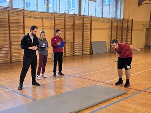 Kandydaci do SG podczas testu sprawności fizycznej Kandydaci do SG podczas testu sprawności fizycznej