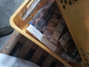 Zatrzymany towar - papierosy bez polskich znaków skarbowych akcyzy Zatrzymany towar - papierosy bez polskich znaków skarbowych akcyzy