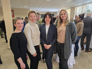 Pracownicy cywilni Nadodrzańskiego Oddziału Straży Granicznej podczas uroczystości 17 lutego Pracownicy cywilni Nadodrzańskiego Oddziału Straży Granicznej podczas uroczystości 17 lutego