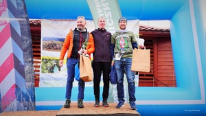 Funkcjonariusze na podium Funkcjonariusze na podium