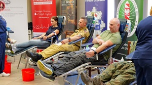 V edycja akcji krwiodawstwa "Zjednoczeni Krwią" w Nadodrzańskim Oddziale Straży Granicznej V edycja akcji krwiodawstwa &quot;Zjednoczeni Krwią&quot; w Nadodrzańskim Oddziale Straży Granicznej