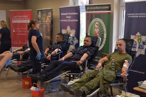 V edycja akcji krwiodawstwa "Zjednoczeni Krwią" w Nadodrzańskim Oddziale Straży Granicznej V edycja akcji krwiodawstwa &quot;Zjednoczeni Krwią&quot; w Nadodrzańskim Oddziale Straży Granicznej