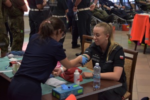 V edycja akcji krwiodawstwa "Zjednoczeni Krwią" w Nadodrzańskim Oddziale Straży Granicznej V edycja akcji krwiodawstwa &quot;Zjednoczeni Krwią&quot; w Nadodrzańskim Oddziale Straży Granicznej