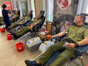 V edycja akcji krwiodawstwa "Zjednoczeni Krwią" w Nadodrzańskim Oddziale Straży Granicznej V edycja akcji krwiodawstwa &quot;Zjednoczeni Krwią&quot; w Nadodrzańskim Oddziale Straży Granicznej