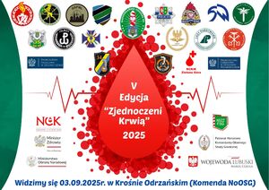 Akcja „Zjednoczeni Krwią” plakat Akcja „Zjednoczeni Krwią” plakat