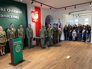 Ślubowanie nowo przyjętych funkcjonariuszy Straży Granicznej Ślubowanie nowo przyjętych funkcjonariuszy Straży Granicznej