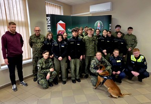 Uczniowie z „Elektryka” na zajęciach w Straży Granicznej! Uczniowie z „Elektryka” na zajęciach w Straży Granicznej!