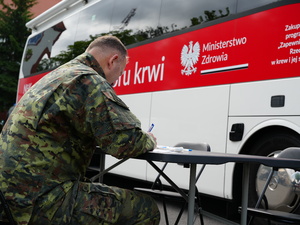 Oddawaliśmy krew w Nadodrzańskim Oddziale Straży Granicznej Oddawaliśmy krew w Nadodrzańskim Oddziale Straży Granicznej